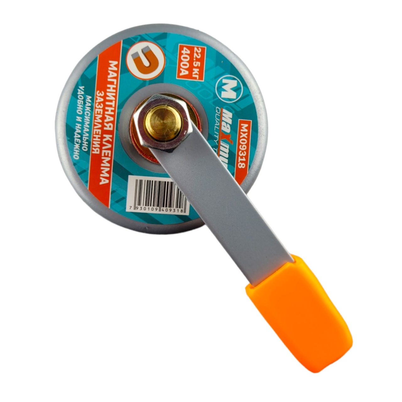 Магнитная клемма заземления 400 А, 22,5 кг, "MAXIMUM" MX 09318