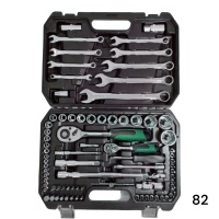 Набор инструментов для автомобиля 82 предмета CRV сталь