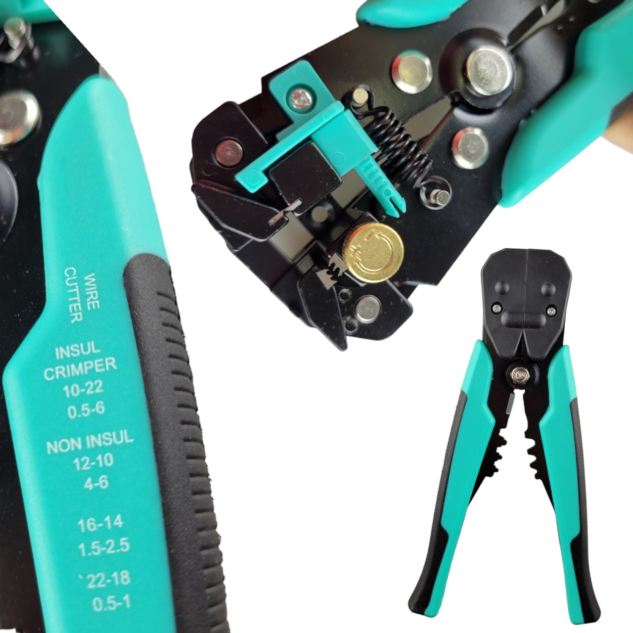 кабелерез,съемник изоляции автоматический, двухкомпонентные рукоятки, «maximum» mx 02708 (3365) оптом